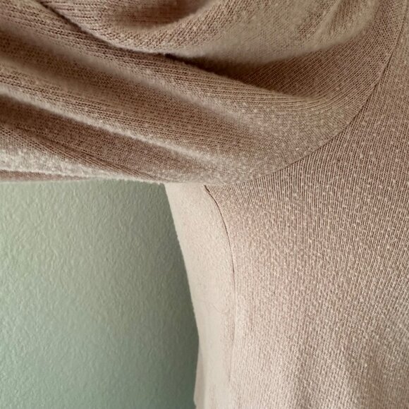 Reformation Mock Neck Pullover Sweater Pleated Long Balloon Sleeves Made In USA - Picture 7 of 15